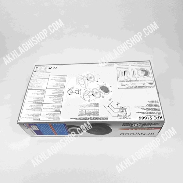 بلندگو گرد کنوود مدل Kenwood KFC-S1666 - Image 2
