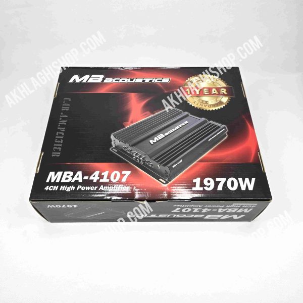 آمپلي فايرMBacoustics چهار كانال مدل MBA-4107