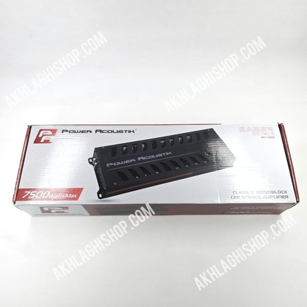 آمپلی فایر خودرو 1 کانال پاوراکوستیک مدل مونو SB1-7500D