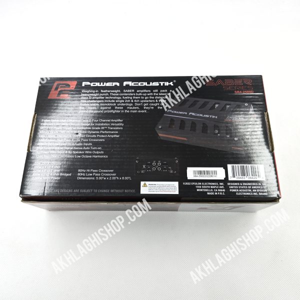 آمپلی فایر پاور آکوستیگ مدل sb4-2500D - Image 2