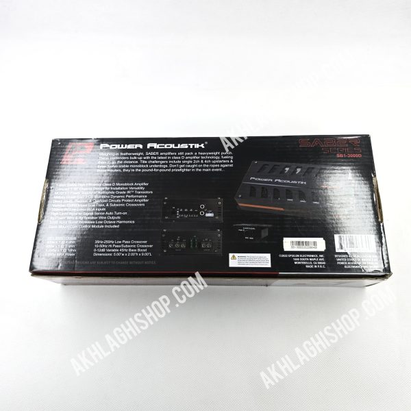 آمپلی فایر مونو پاور اکوستیک مدل SB1-3000D - Image 2