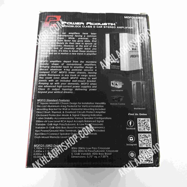 آمپلی فایر مونو پاور آکوستیک MOFO1-10KD - Image 3