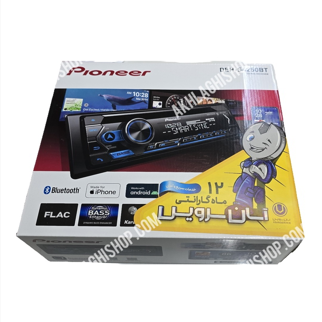 پخش خودرو پایونیر مدل DEH-S4250BT با گارانتی
